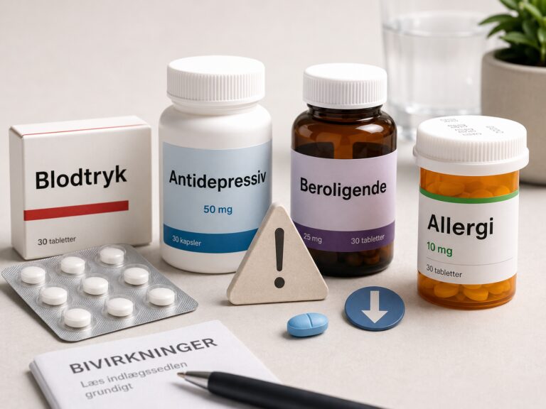 Medicin og rejsningsproblemer